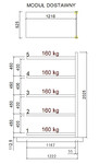 Regał półkowy typu UZ - 1210x625mm  H=2025mm; kolumna dostawna (1) (1) (1)